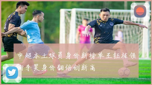 中超本土球员身价新榜单王钰栋领衔李昊身价翻倍创新高